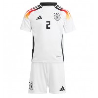 Fotbalové Dres Německo Antonio Rudiger #2 Dětské Domácí ME 2024 Krátký Rukáv (+ trenýrky)